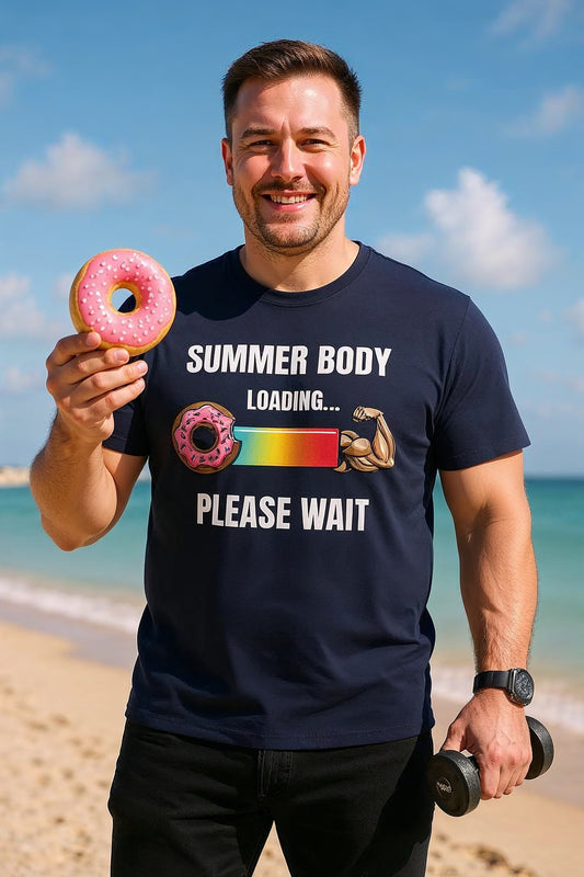 Summer body loading… 🍩💪 Please wait T-Shirt