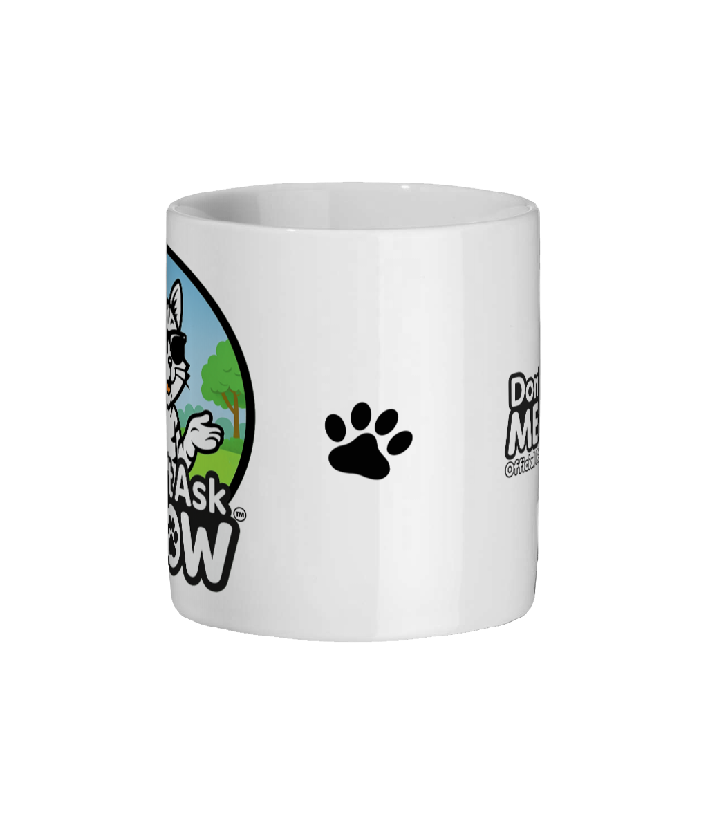 Don't Ask Meow Logo Mug Centre