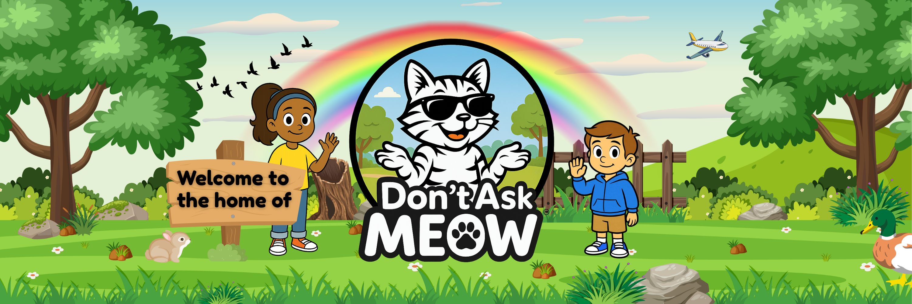 Dont Ask Meow Homepage Title Banner