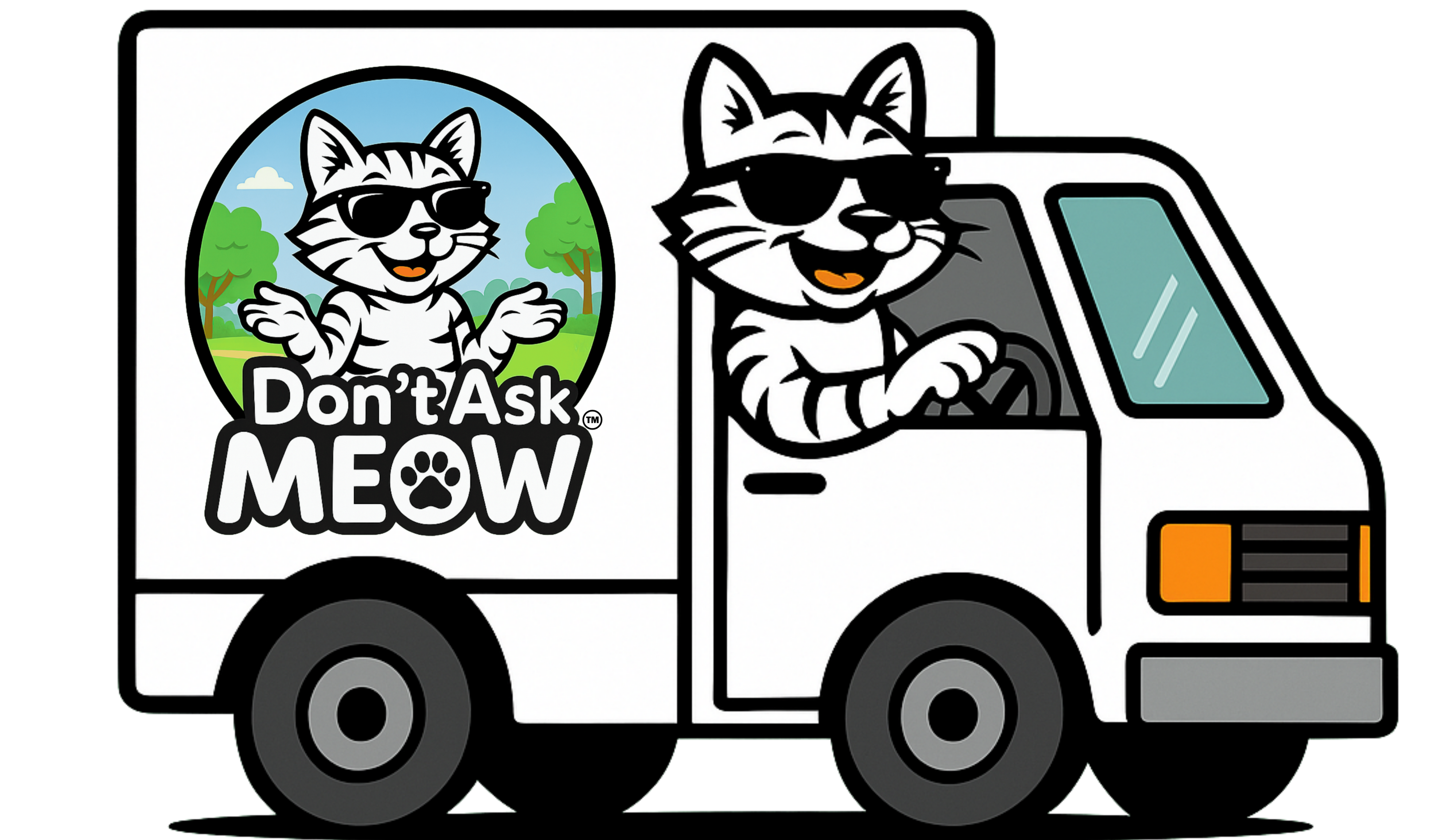 Don't Ask Meow Delivery Truck